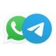 Telegram and WhatsApp