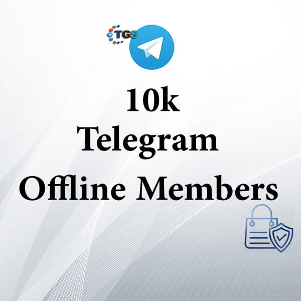 Membros sen conexión de 10K Telegram