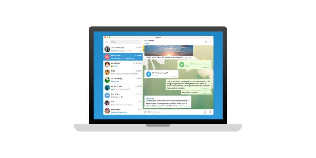Instala Telegram Desktop