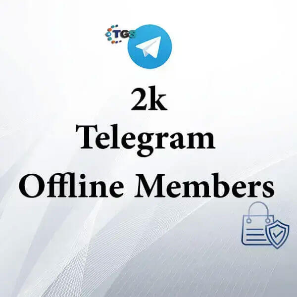 Membros sen conexión de Telegram 2k