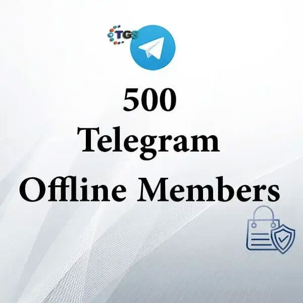 500 nga mga miyembro sa offline nga Telegram