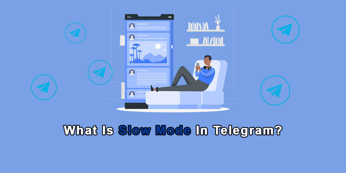 enabe slow mode in telegram