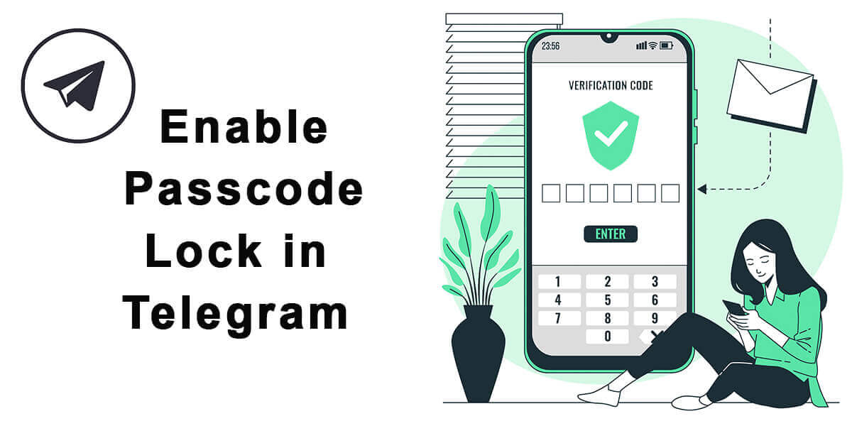 enable telegram passcode lock