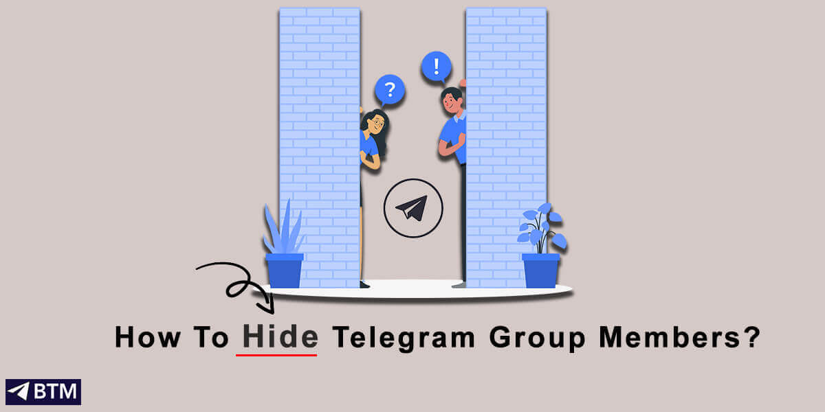 Hide Telegram group members