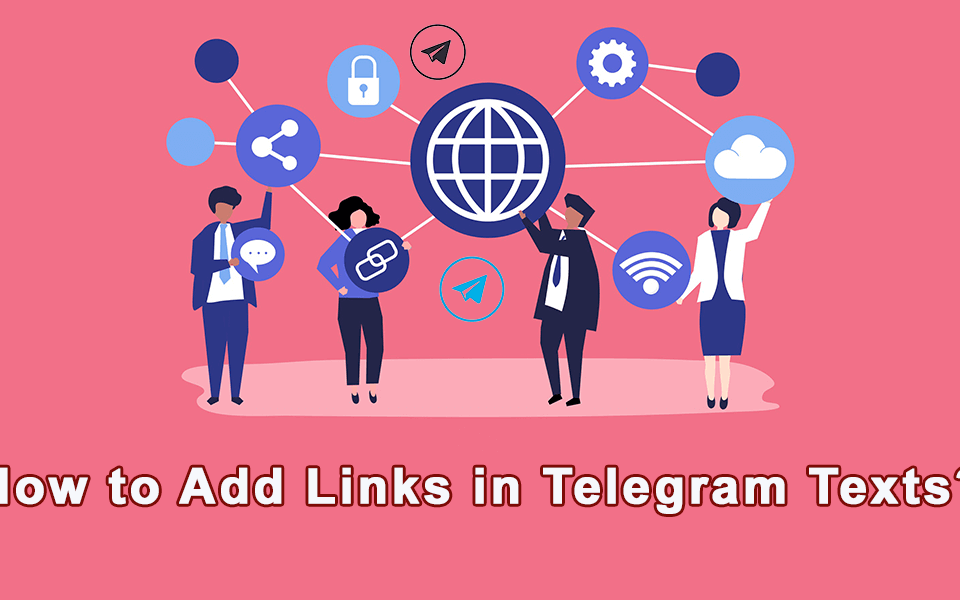 How to add links in Telegram texts?