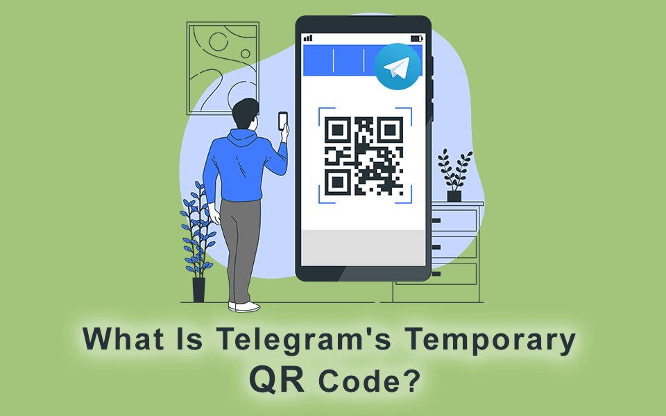 What is Telegram's temporary QR code?