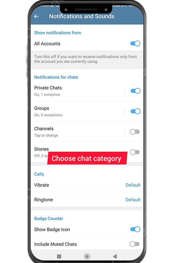 Notification for Chats